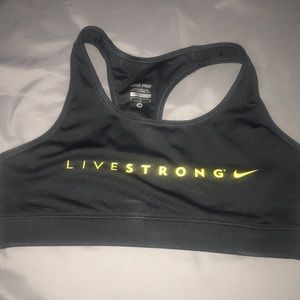 Livestrong nike sports bra